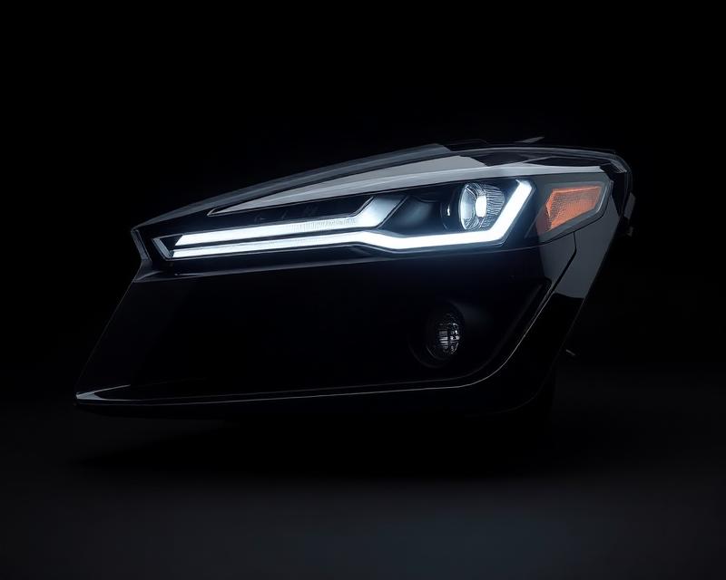Illustration of a headlight assembly